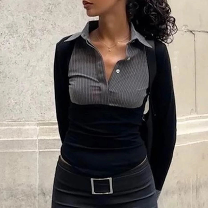 Penny Pinstripe Top