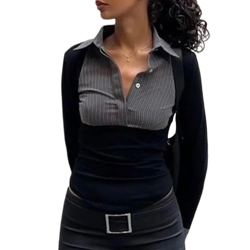 Penny Pinstripe Top