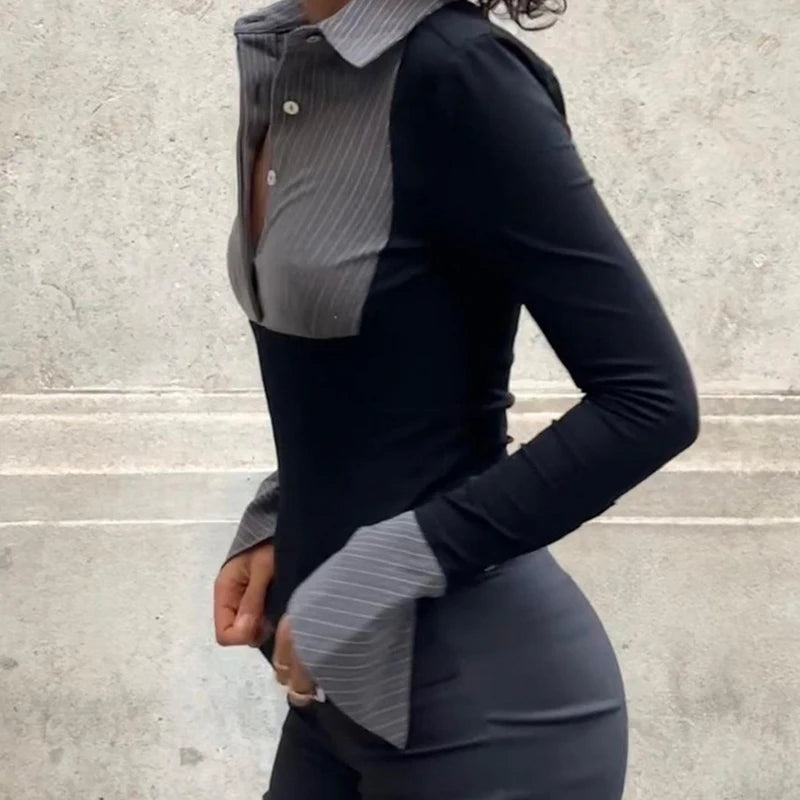 Penny Pinstripe Top