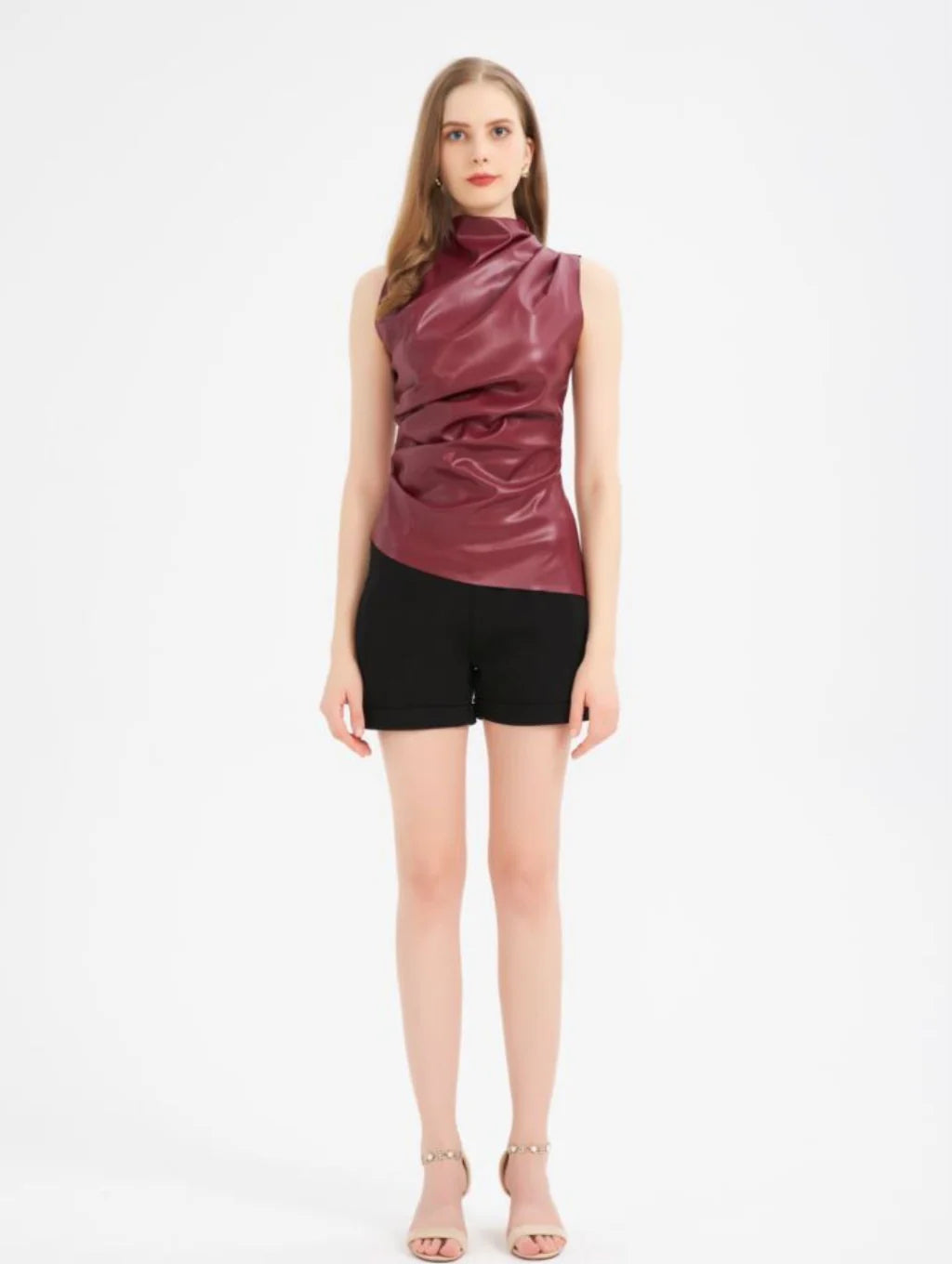 Lexie Faux Leather Top