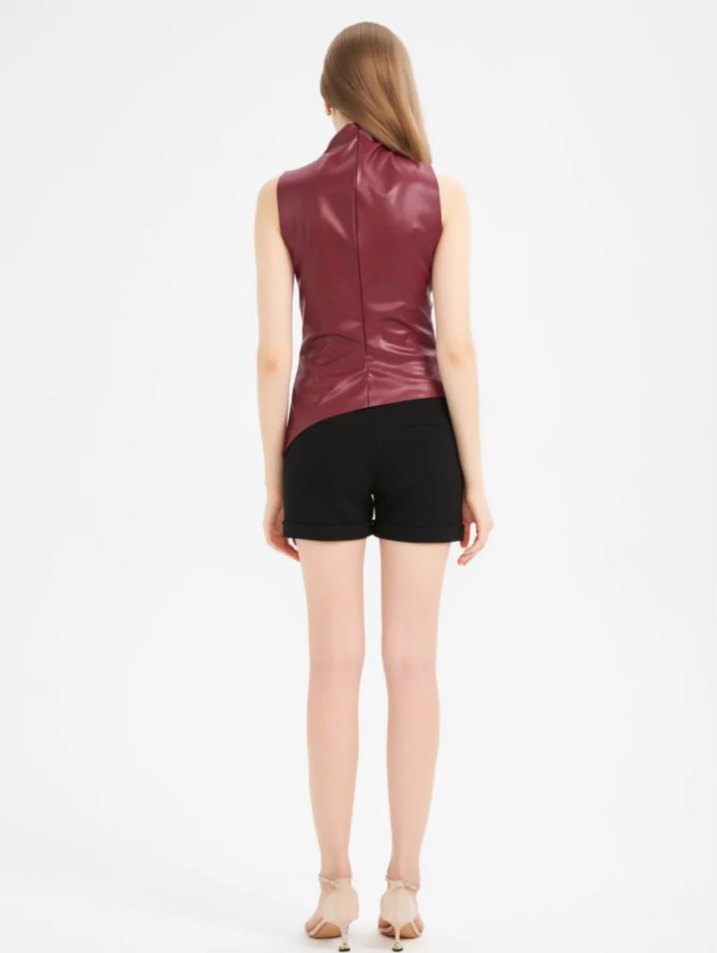 Lexie Faux Leather Top