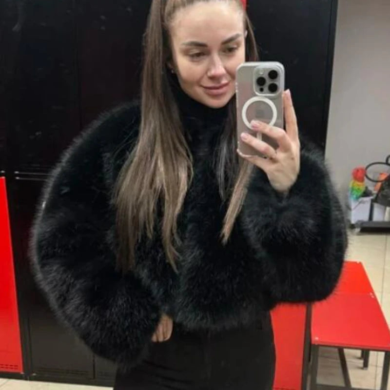 Cynthia Faux Fur Coat