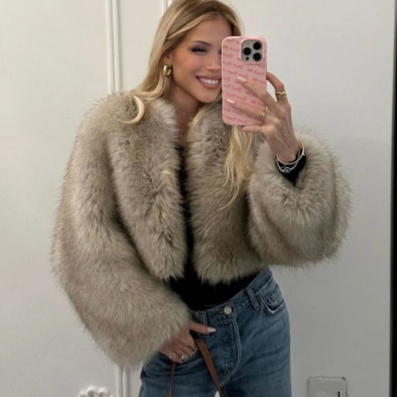 Cynthia Faux Fur Coat